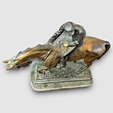 Bronze Statue, Vintage "Winner Circle" by Isidore Bonheur (Belgium, 1827-1901)!! - Old Europe Antique Home Furnishings