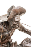 Bronze, "Broncho Buster", Sculpture, Monumental, After Frederic Remington, 56" H