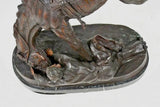 Bronze Sculpture, "The Wicked Pony", After Frederic Remington, Cowboy, 35"!!