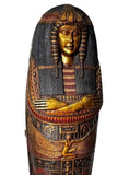 Cabinet, Display, Egyptian Mummy Case, Full-Size, Decorative, 14 Shelves!