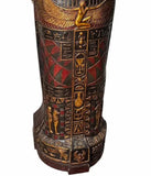 Cabinet, Display, Egyptian Mummy Case, Full-Size, Decorative, 14 Shelves!