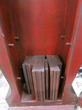 Cabinet, Display, Egyptian Mummy Case, Full-Size, Decorative, 14 Shelves!