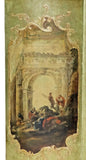 Cabinet, Italian Louis XV Style, Parcel Gilt, Paint-Decorated, Classical Figures!! - Old Europe Antique Home Furnishings