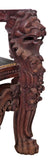 Chair, Throne, Renaissance Revival, Carved, Walnut, 71" high, 20th C., E. 1900s!
