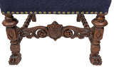 Chairs, Dining, (6) Munago (Attrib.) Amer. Renais. Revival, Carved, early 1900s! - Old Europe Antique Home Furnishings