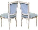 Chairs, Dining, French Louis XVI Style, (4), Painted, Mid 1900s, Vintage! - Old Europe Antique Home Furnishings