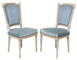 Chairs, Dining, French Louis XVI Style, (4), Painted, Mid 1900s, Vintage! - Old Europe Antique Home Furnishings