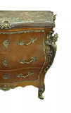 Chest, French Style, Marble Top, Bronze Mounts, Vintage / Antique, 1900's! - Old Europe Antique Home Furnishings