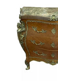 Chest, French Style, Marble Top, Bronze Mounts, Vintage / Antique, 1900's! - Old Europe Antique Home Furnishings