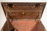 Chest, Trunk, Strongbox, Iron Clad, Lock Box w/ Key, Wild West Sty, 39.5", 1700