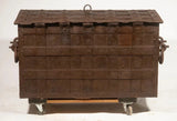 Chest, Trunk, Strongbox, Iron Clad, Lock Box w/ Key, Wild West Sty, 39.5", 1700