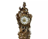 Clock, Vintage, European, Hand Carved, Walnut Grandfather Clock, 20th C.!