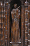 Cupboard / Cabinet, Credence, French, Gothic Revival, Highly Carved, Oak, 1800's - Old Europe Antique Home Furnishings
