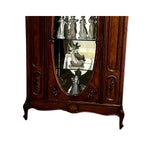 Display Cabinet, Armoire, Carved Wood, Mirror, Victorian / Antique, Early 1900s! - Old Europe Antique Home Furnishings