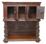 Antique Dressoir, Cupboard, Fren Ren Revival, Carved, Urns, Pinard, Early 1800s!! - Old Europe Antique Home Furnishings