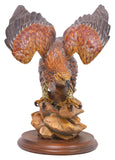 Eagle Sculpture, Gunther Granget, (D.2010) For Anri Carved, Wildlife , 16" H!! - Old Europe Antique Home Furnishings