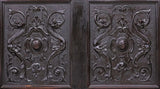 Hall Bench, Italian Renaissance Revival, Walnut, w/ Dragons, Storage, 1800s! - Old Europe Antique Home Furnishings