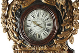 Antique Clock, Longcase, French Provincial, Style, Carved, 125H, 18th / 19th C! - Old Europe Antique Home Furnishings