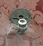 Lamp, Monumental, Spanish Wrought Iron, 7-Lt. Floor Candelbraum, 77H, E. 1900s!