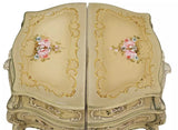 Nightstands, Bombe, Pair, Italian, Venetian, Paint Decorated, Vintage / Antique