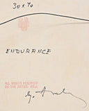 Oil Painting, Framed, Western, Americo Makk (1927-2015) , 'ENDURANCE' 30" X 40"!! - Old Europe Antique Home Furnishings