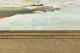 Painting, Oil on Board, Sign, Ron Himler (Amer, 20th C.), "Winter on the Plains" - Old Europe Antique Home Furnishings
