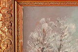 Painting, Oil on Canvas, Russian, Winter Scene, Gilt Frame, Horses, Sleigh, Signed!! - Old Europe Antique Home Furnishings