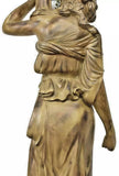 Planters, Female FiguralNear Life Size, Composite, Vintage, Set of 2,  20th C - Old Europe Antique Home Furnishings
