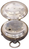 Pocket Watch, Sterling, ENG. J.G. Graves, In Georgian Miniature Clo. Case, 1800s - Old Europe Antique Home Furnishings