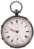 Pocket Watch, Sterling, ENG. J.G. Graves, In Georgian Miniature Clo. Case, 1800s - Old Europe Antique Home Furnishings