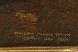 Print, After William Powell Frith (D. 1909), "The Derby Day", Vintage / Antique!!
