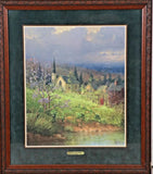 Print, G. Harvey, Signed,"IN THEE, I TAKE REFUGE", Framed, With COA, H. 35 in! - Old Europe Antique Home Furnishings