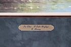 Print, G. Harvey, Signed,"IN THEE, I TAKE REFUGE", Framed, With COA, H. 35 in! - Old Europe Antique Home Furnishings
