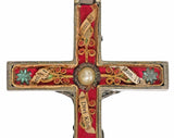Reliquary Cross, Crucifix, Germa Pectoral W/ 5 Saints & Agnus Dei, W/ Co of COA!