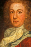 Antique Oil Portrait, Gentleman, French School, Oval, Gilt Frame, 1700's, 18th Century!!