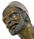 Bronze Sculpture, After Pierre Jules Mene, "Arab Falconer On Horseback'" 61.75"H!! - Old Europe Antique Home Furnishings