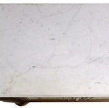 Sideboard, French Louis XVI Style, Marble-Top, Mahogany, Gilt, Foliate C. 1960!!