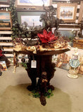 Table, Center, Italian Renaissance Revival, Carved Walnut, Tripod, 19th / 20th