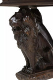 Table, Extension, Lions, Italian Renaissance Revival, Carved, Walnut, E. 1900s!!
