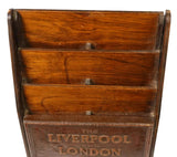 Upright File, Table Top, Liverpool & London Globe Insurance, Vintage / Antique!! - Old Europe Antique Home Furnishings