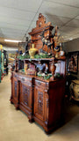 Antique Sideboard, Italian Renaissance Revival, Carved Walnut, 19th C., 1800s!