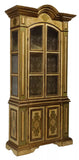 Bookcase, Vintage / Antique, Venetian, Paint Decorated, Parcel Gilt, Display! - Old Europe Antique Home Furnishings