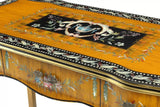Desk, Writing, Adam Style, Paint Decorated, Vintage / Antique, 1900's! - Old Europe Antique Home Furnishings