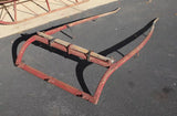 Antique Horse Drawn Sleigh, Buggy Seat, Authentic, Red-Painted, Red Vel., 1800s