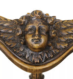 Salon Settee, Ornate French, Renaissance Revival, Figural, Carved, Upholstered! - Old Europe Antique Home Furnishings