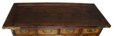 KOREAN MIXED WOOD TWO-LEVEL STORAGE CHEST - Old Europe Antique Home Furnishings