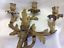 Large French Bronze Wall Sconce 3 lights - Old Europe Antique Home Furnishings