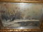 Belgian Winter Landscape Antique Painting 19th Century ( 1800s ) - Old Europe Antique Home Furnishings