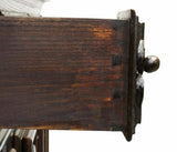 Sideboard, Stepback, Provincial Carved Oak, Cabinet, Dark Wood Tones, Gorgeous!! - Old Europe Antique Home Furnishings