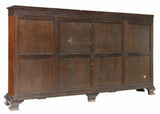 Antique Sideboard, English Edwardian Mahogany Display, Glazed Doors, 1900's!! - Old Europe Antique Home Furnishings